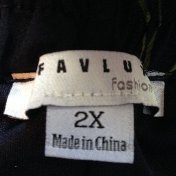 FavLux Floral Shorts Lined Size 2X - Picture 9 of 11